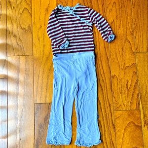 Kickee pants | long sleeve bodysuit with pants set.